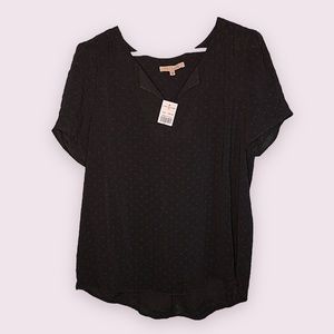 My Danielle Grey Heart Clip Dot Shirt